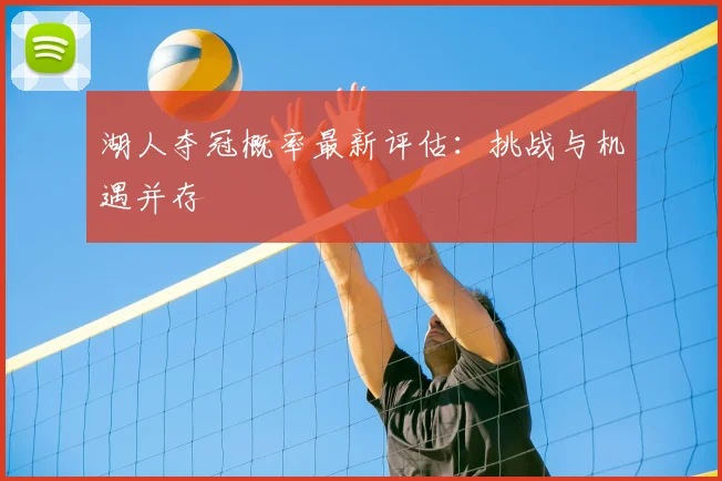湖人夺冠概率最新评估：挑战与机遇并存